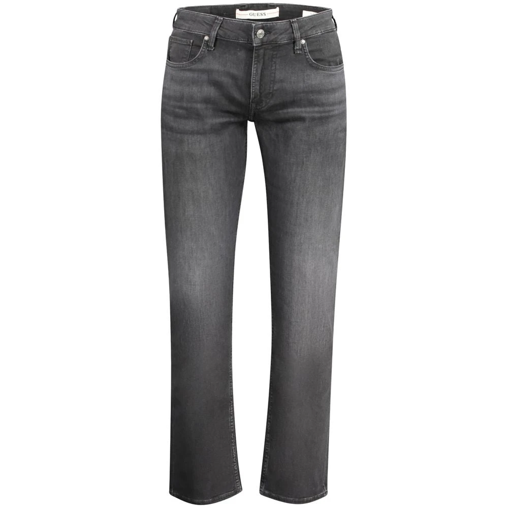 Guess Zwarte Katoenen Jeans & Broek Black Heren