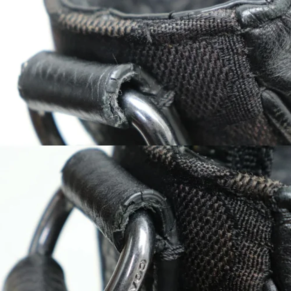 Coach Pre-owned Canvas crossbody-bags Black Dames