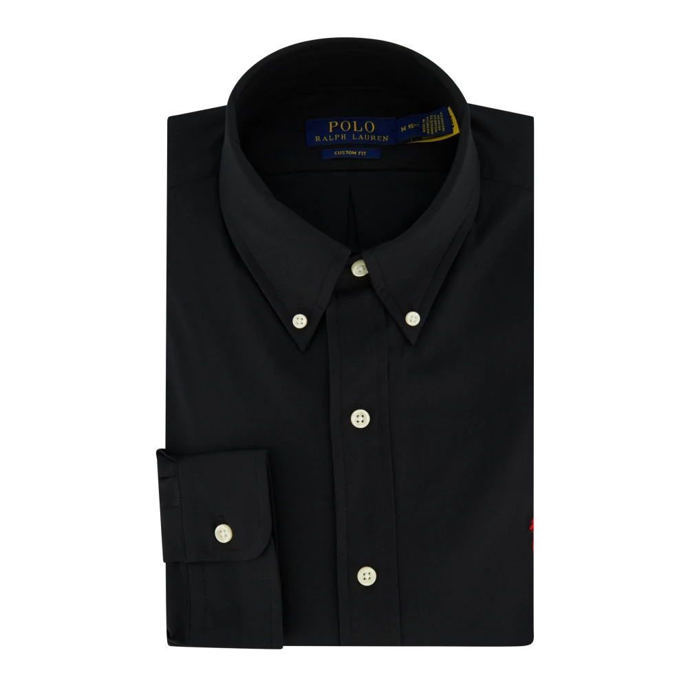 Polo Ralph Lauren Zwart casual overhemd katoenmix Black Heren