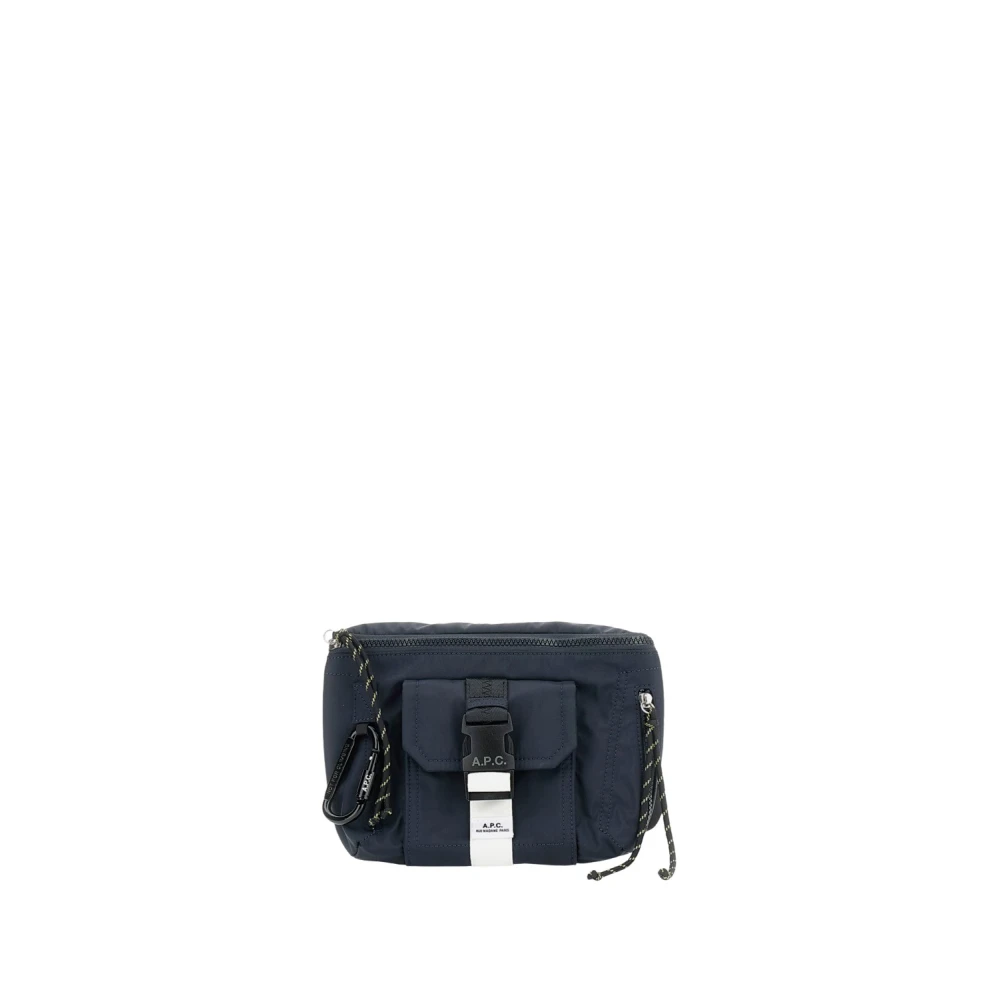 A.p.c. Men's Blue Trek Belt Bag