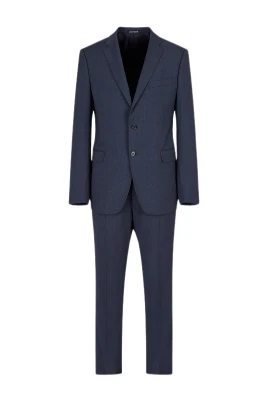 Slim Fit Enkelknäppt Kostym