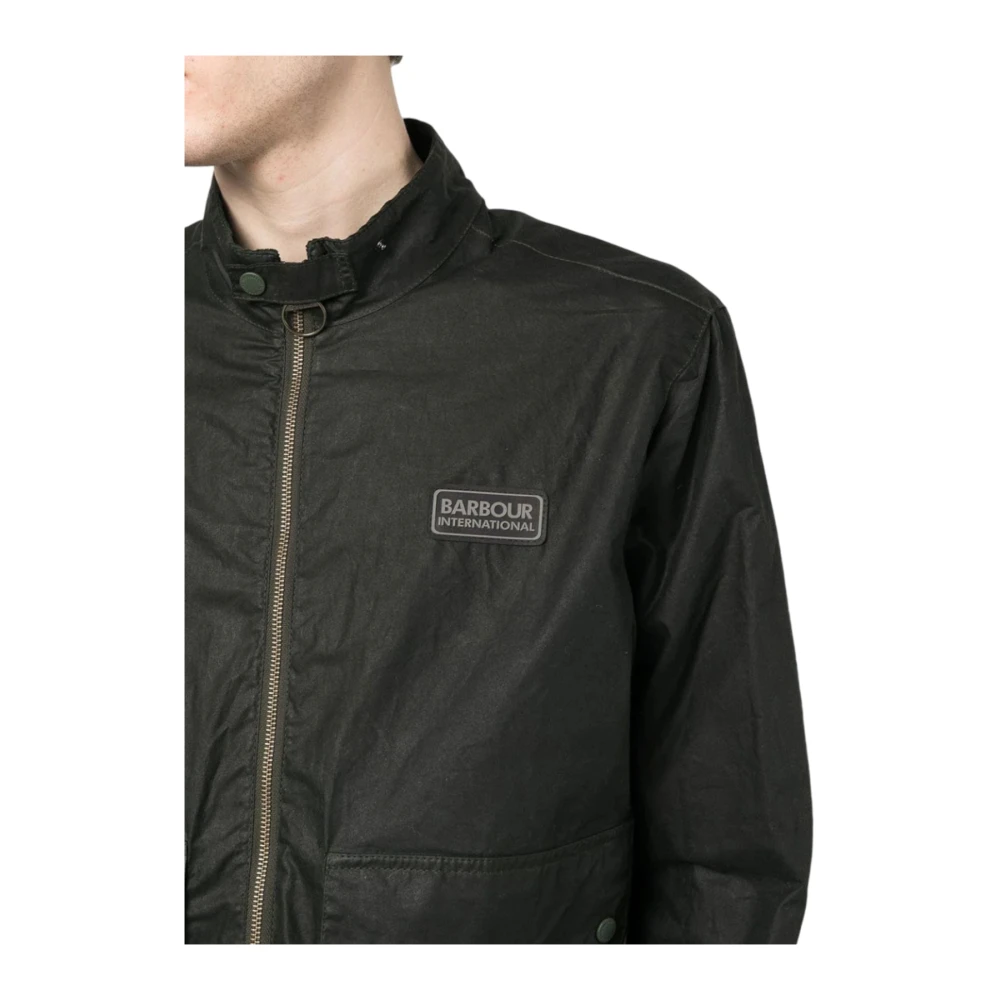 Barbour Zwarte jassen voor internationale stijl Black Heren