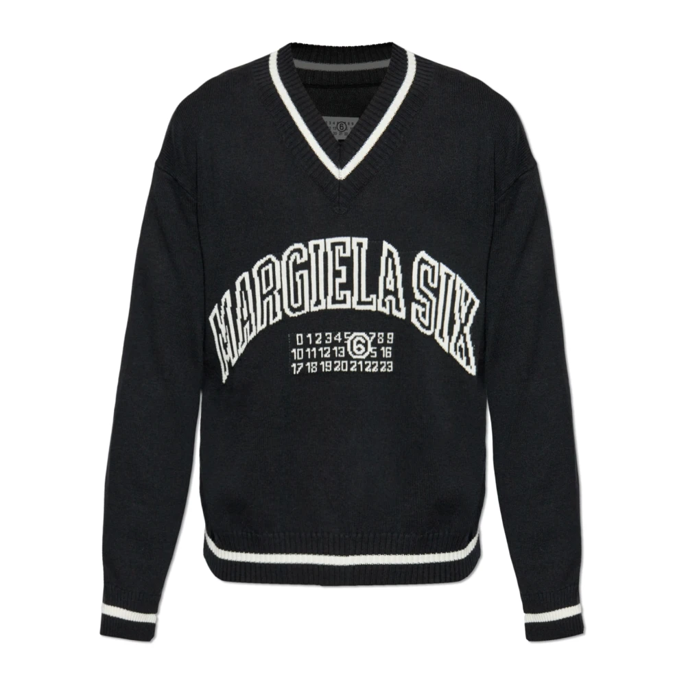 Knitwear > V-neck Knitwear - - MM6 Maison Margiela - Modalova