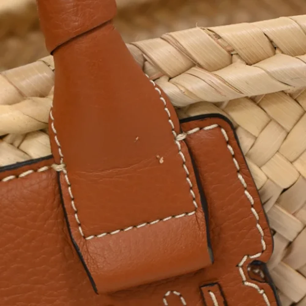 Chloé Pre-owned Raffia handbags Beige Dames