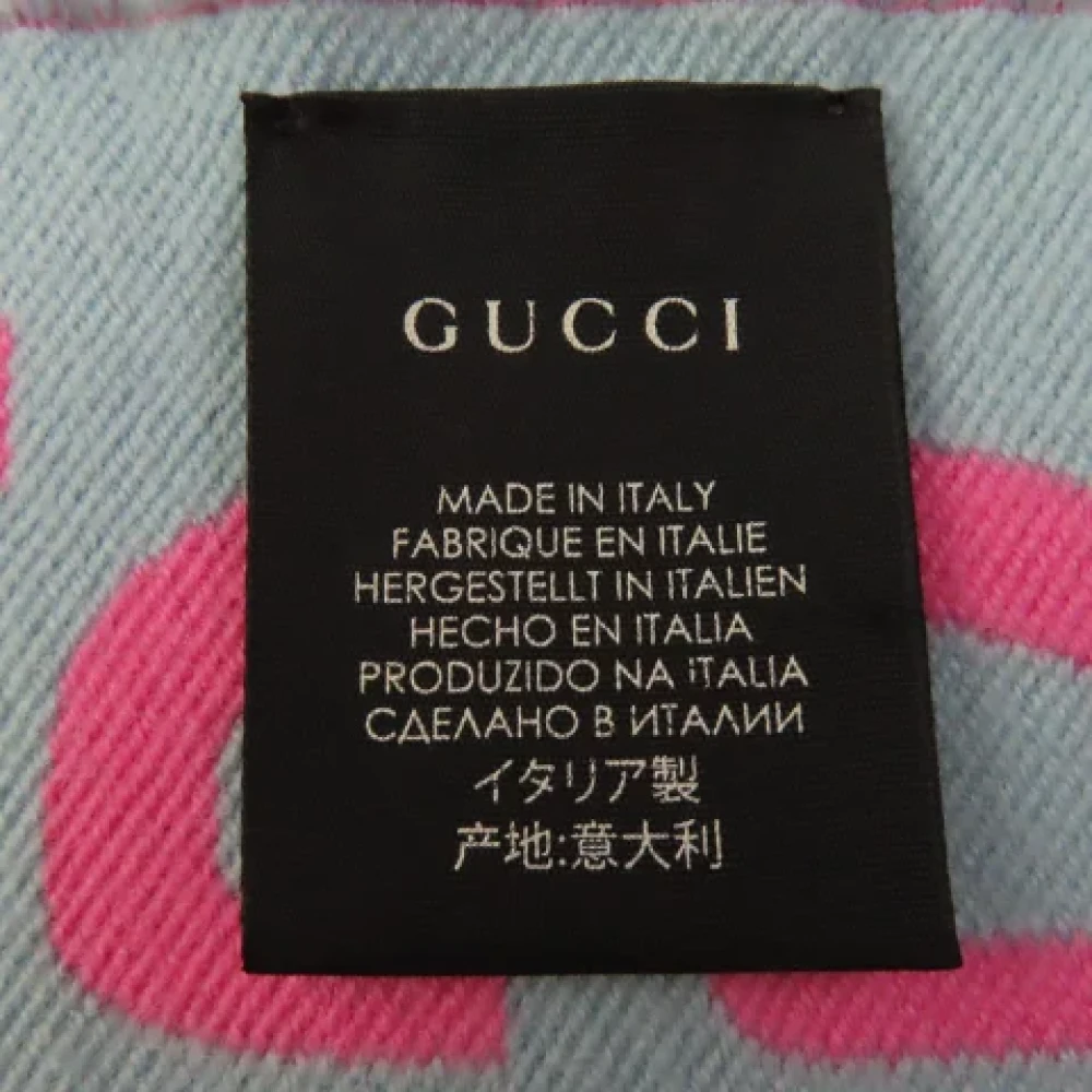 Gucci Vintage Pre-owned Canvas scarves Pink Dames