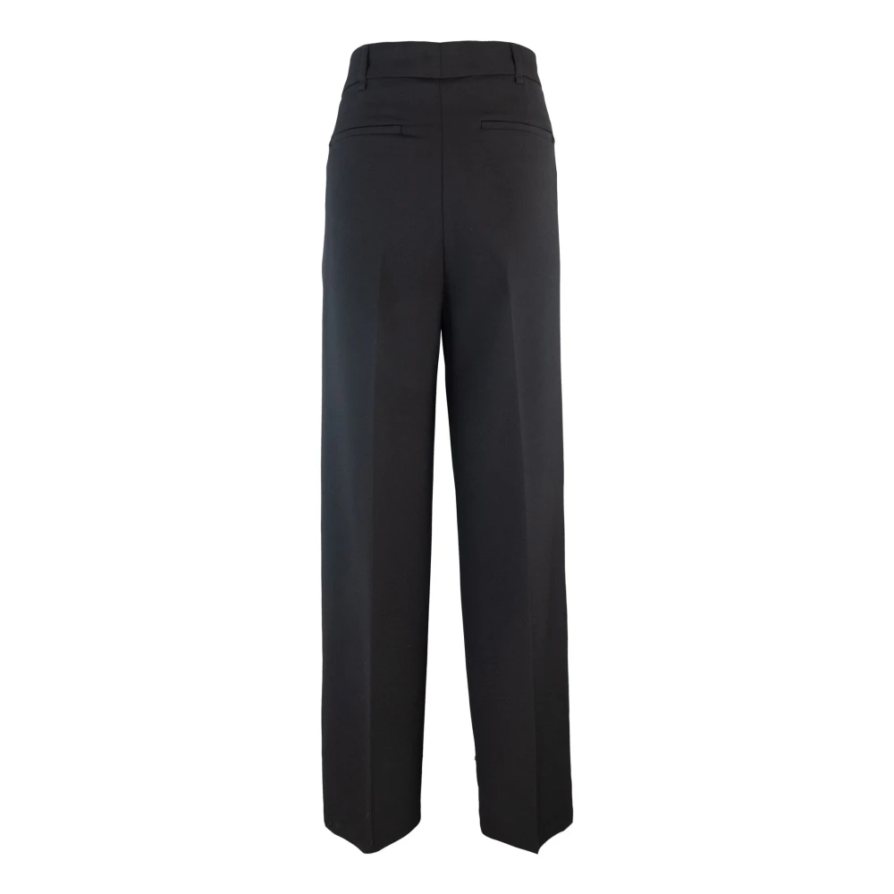 Liu Jo Hoge taille zwarte broek Black Dames
