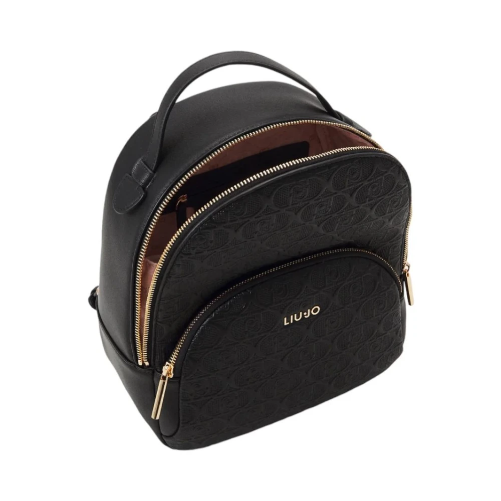 Liu Jo Stijlvolle Rugzak Manh Af4193E0538 Black Dames