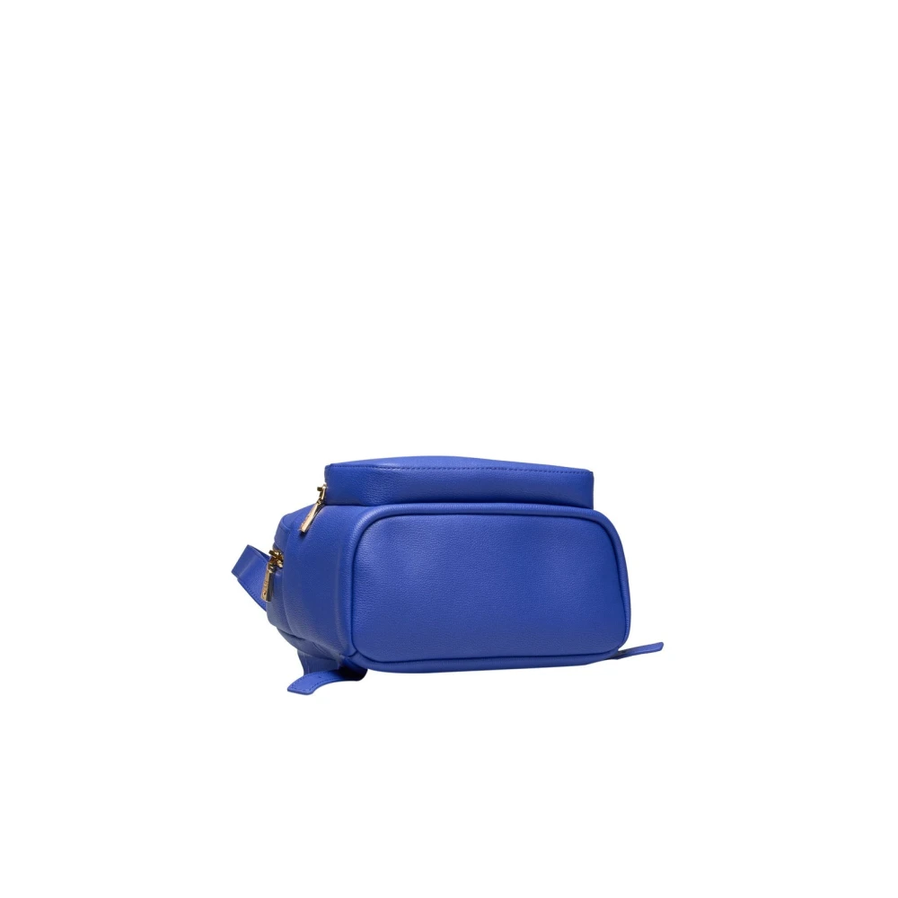 Love Moschino Stijlvolle Rugzak met Verstelbare Banden Blue Dames
