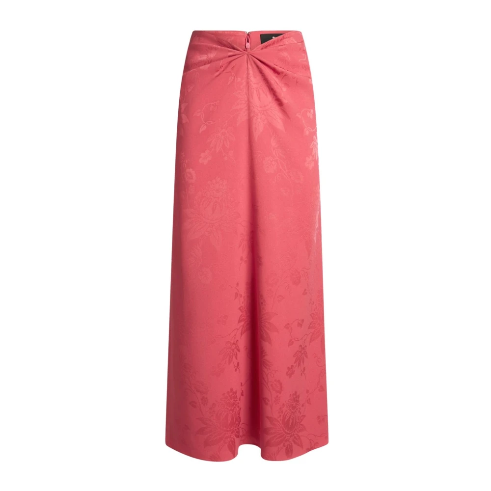 ETRO Koraalblad Lange Rok Pink Dames