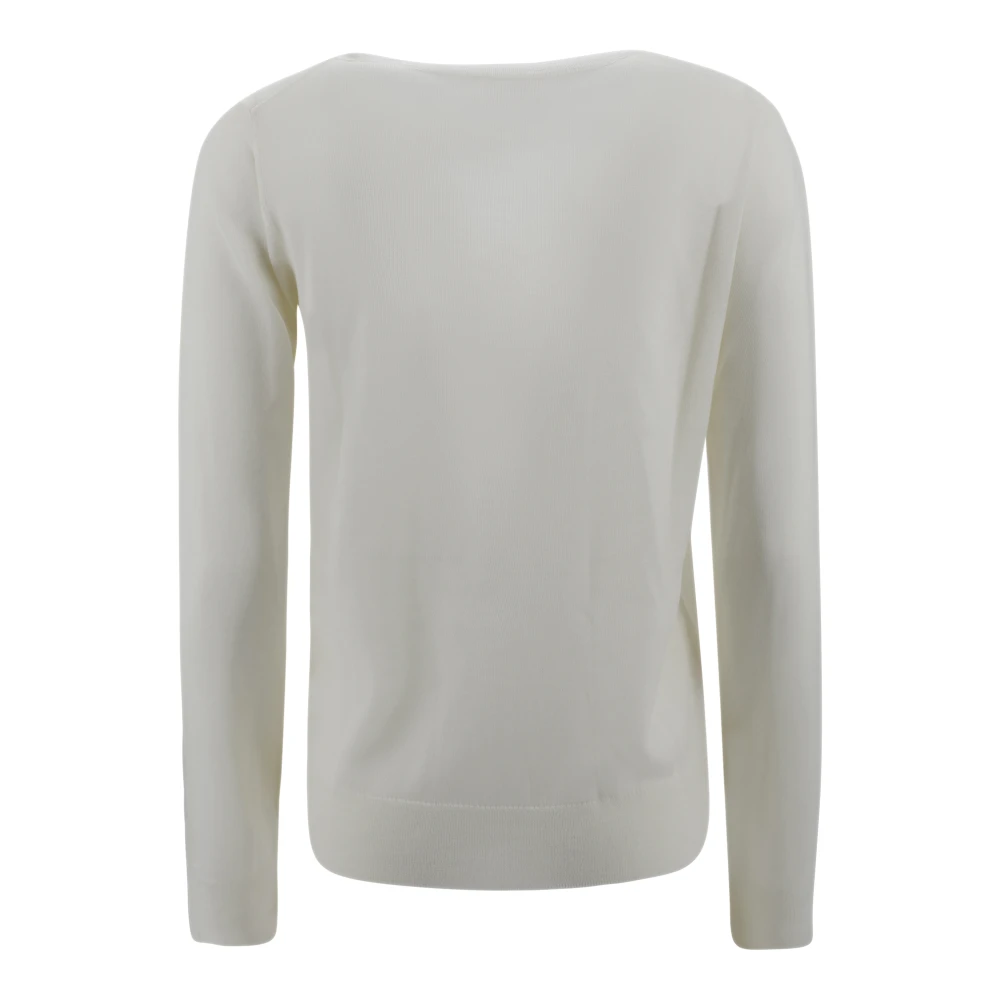 P.a.r.o.s.h. Crème Sweater Linfa25 Stijlvol Model Beige Dames