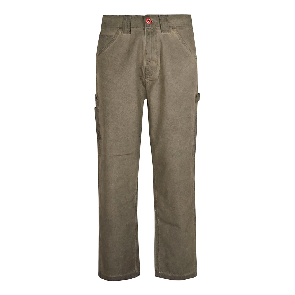 Vision OF Super Groene Jeans voor Moderne Man Green Heren