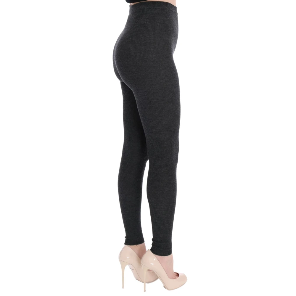 Dolce & Gabbana Stretch wollen panty's Gray Dames