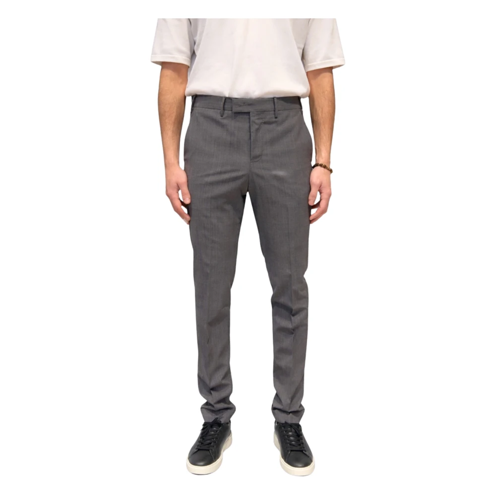 Pt Torino Uomo Grigio Pantaloni, L, New,