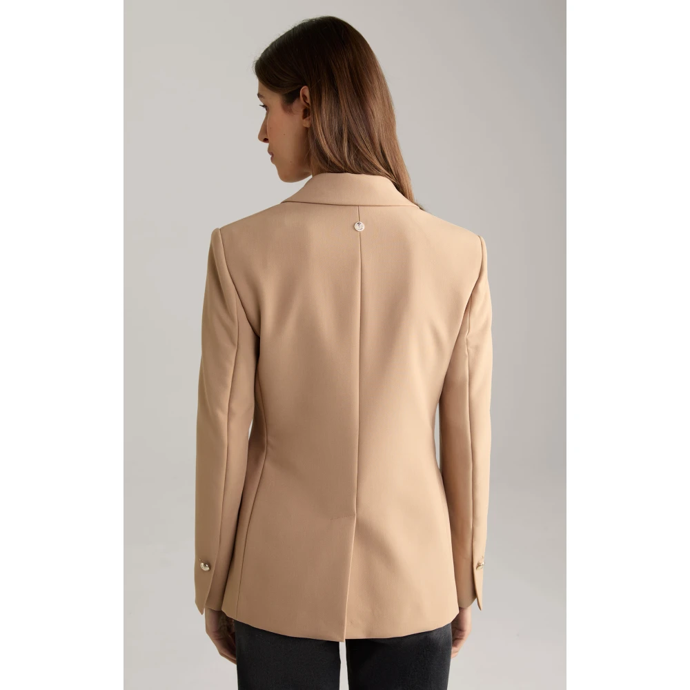 Joop! Bruine Damesjas met Gouden Knopen Brown Dames