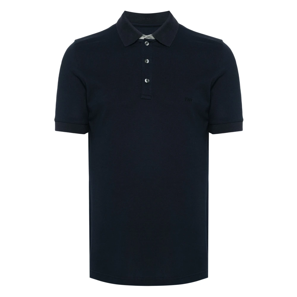 Fay - Tops > Polo Shirts - Blue - Fay - Modalova