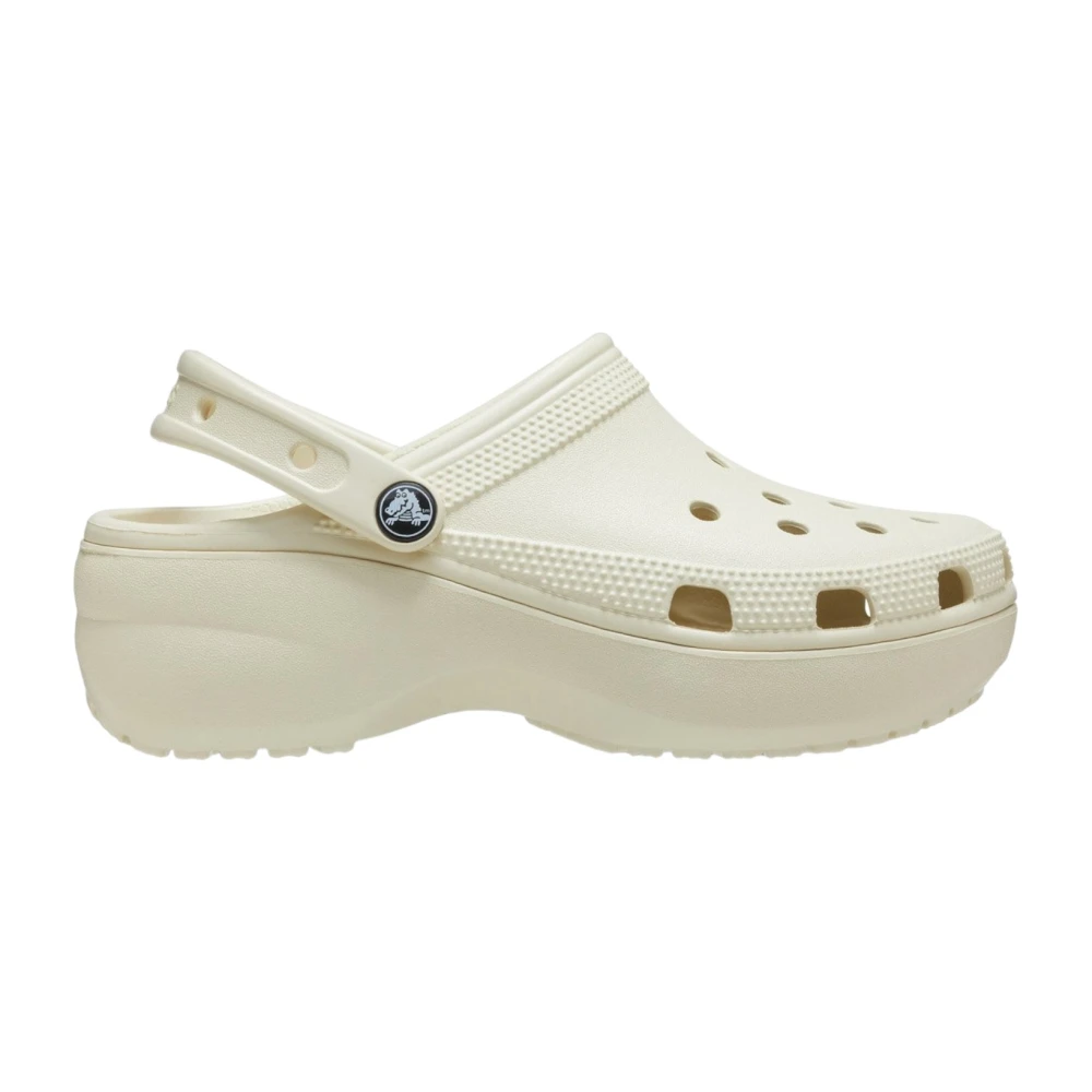 Crocs Women's Beige Sandals For Summer - Clogs - 6 Uk - Shoes