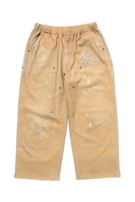 Mock Print Double Knee Sweat Pants