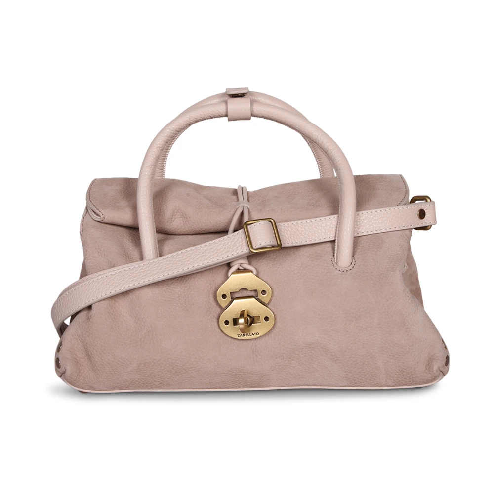 Zanellato Women's Beige Handbags, One Size, Soft Leather Top Handle Bag