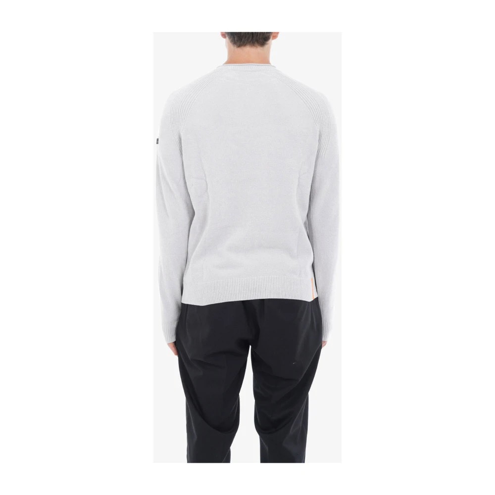 RRD Rondgebreide Pullover met Ronde Hals Gray Heren