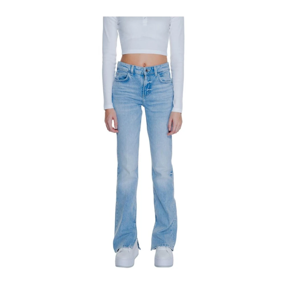 Guess Lichtblauwe Denim Jeans voor Vrouwen Blue Dames