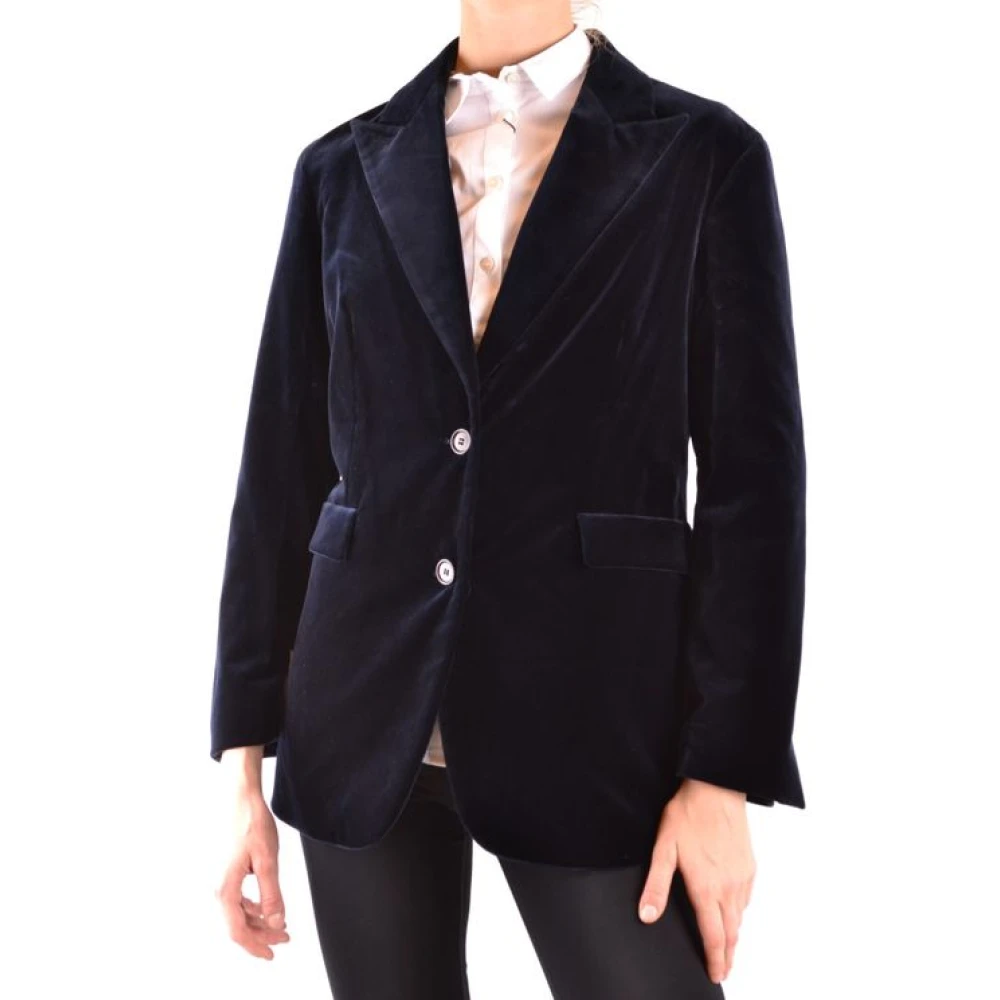 Aspesi Velvet Blazer Black Dames
