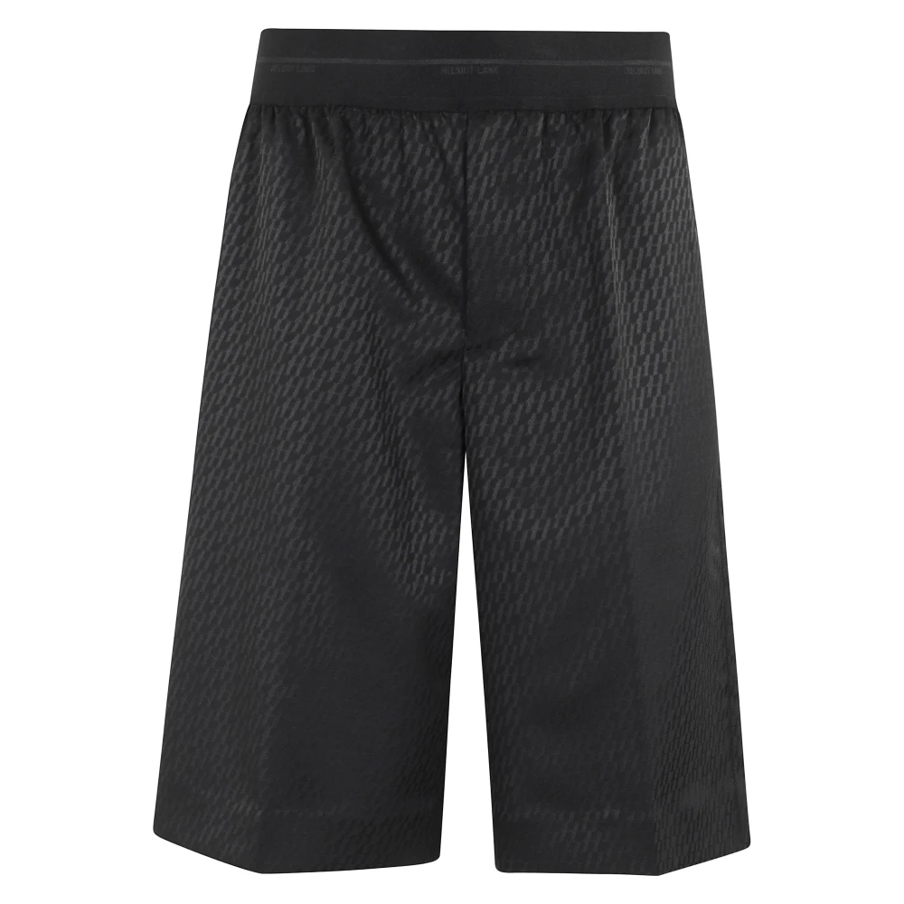 Helmut Lang Korte Auto Stijl Mode Black Heren