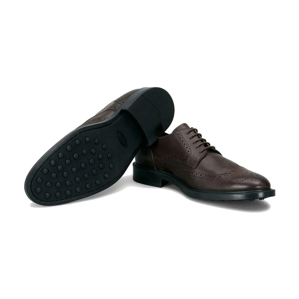 TOD'S Bruine Wingtip Brogue Oxford Schoenen Brown Heren