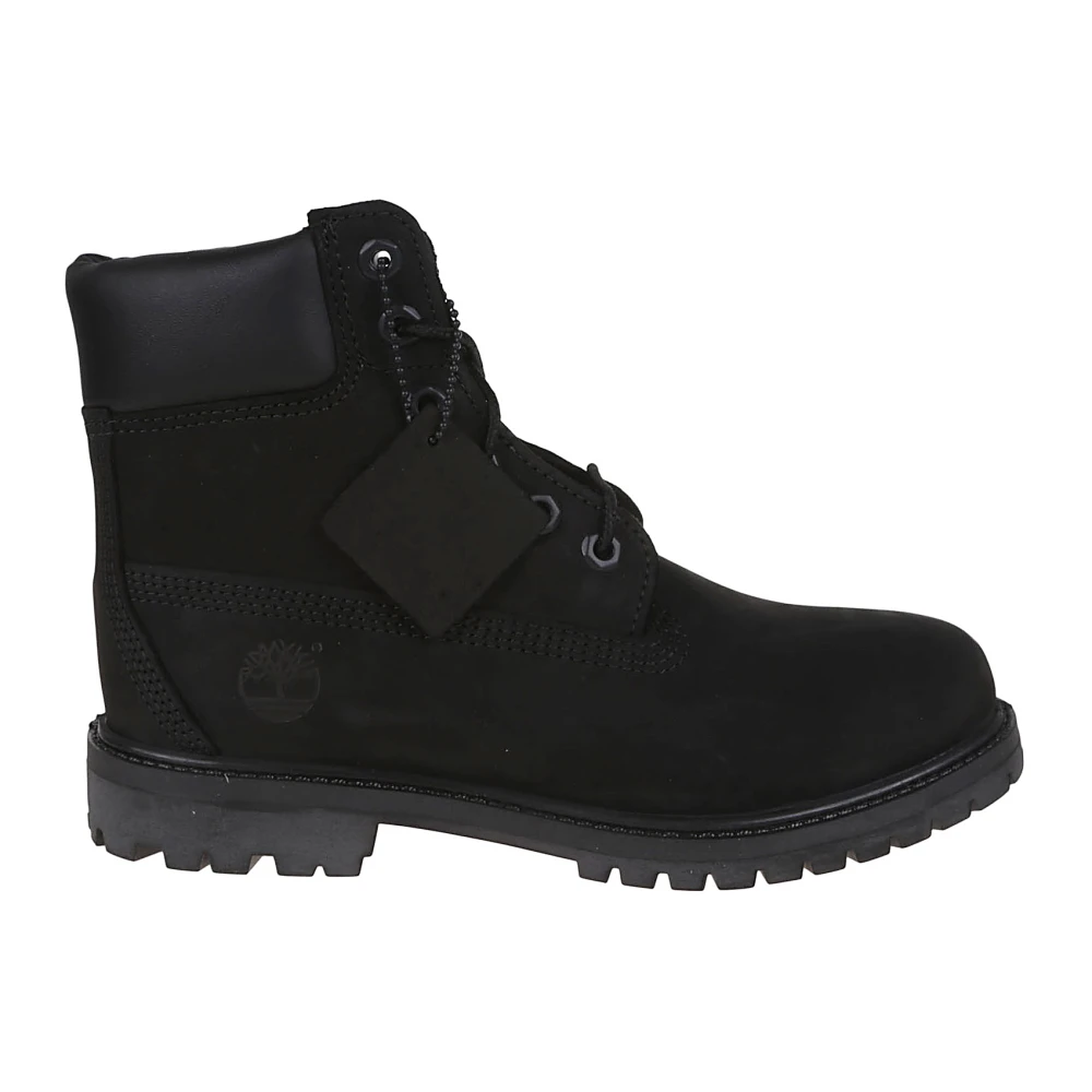 Timberland Svart Vattentät Jacka med Snörning Black, Dam