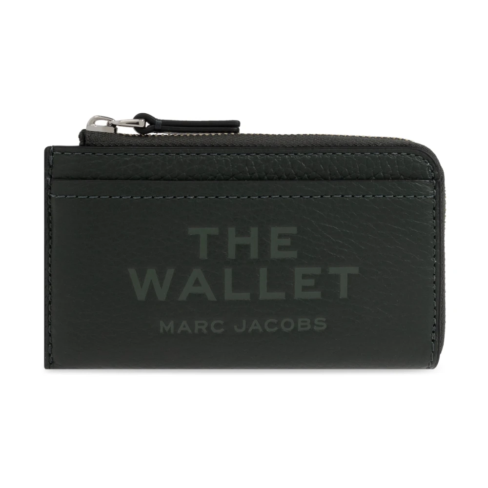 Marc Jacobs Leren Portemonnee Green Dames