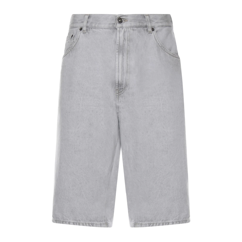 Dondup Men's Gray Denim Shorts, W32, Denim Shorts