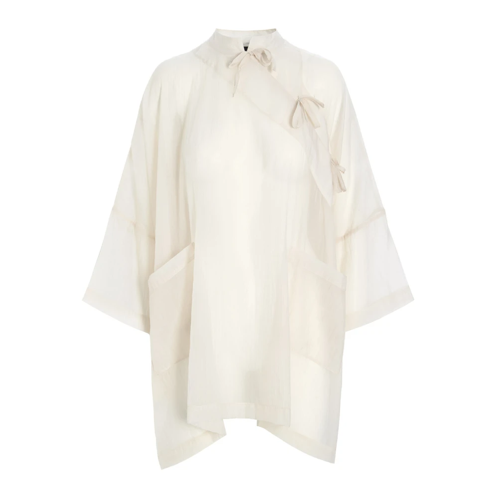 Bitte Kai Rand Elegant Ivory Sukasu Tunika Topp Beige, Dam