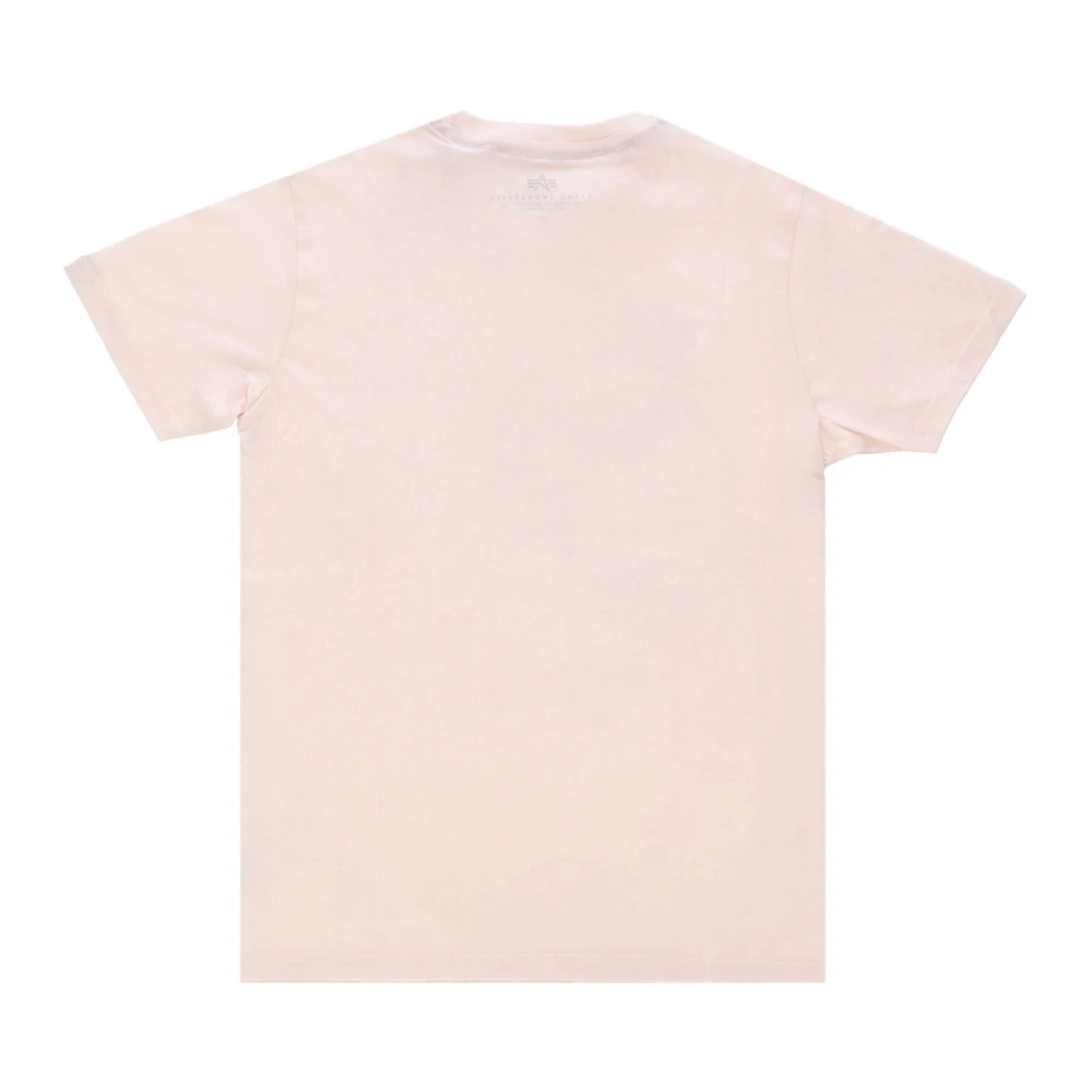 alpha industries Wolfhounds Tee Jet Stream White Pink Heren