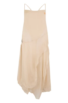 Silk Midi Dress