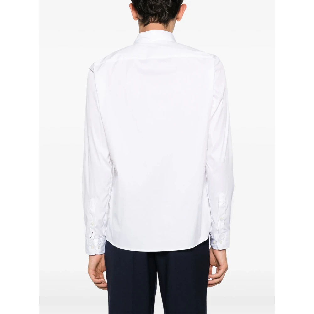 Hugo Boss Slim Fit Button Down Overhemd White Heren