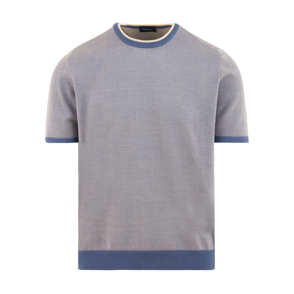 Drumohr - Tops > T-Shirts - Blue - Drumohr - Modalova