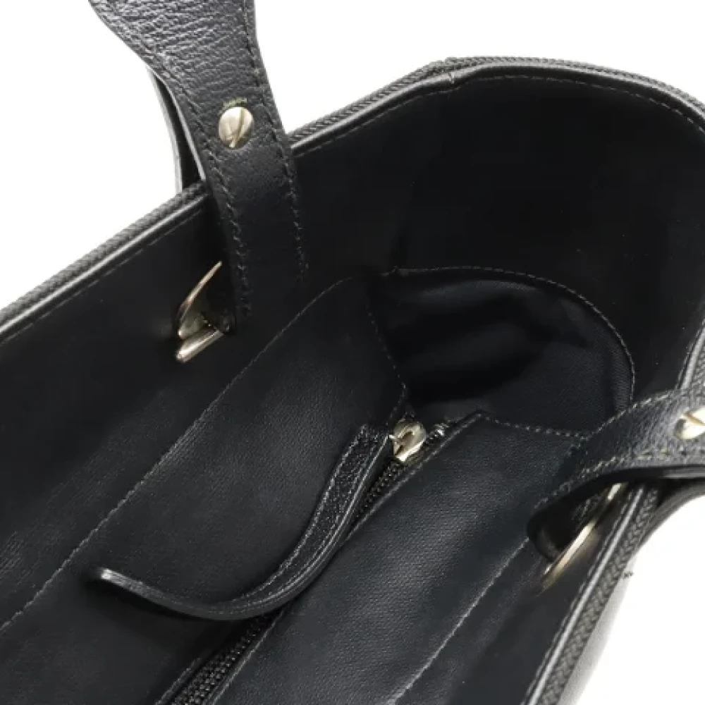 Chanel Vintage Pre-owned Canvas chanel-bags Black Dames