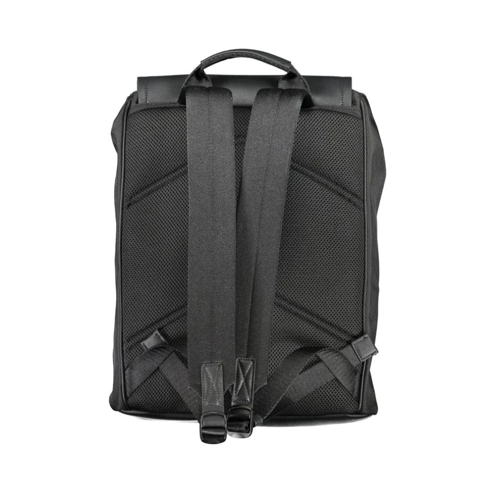 Calvin Klein Zwarte Polyester Rugzak met Laptopvak Black Heren