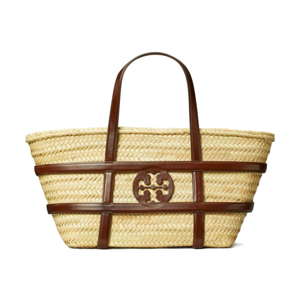 Tory Burch Women's Beige Ella Straw Basket