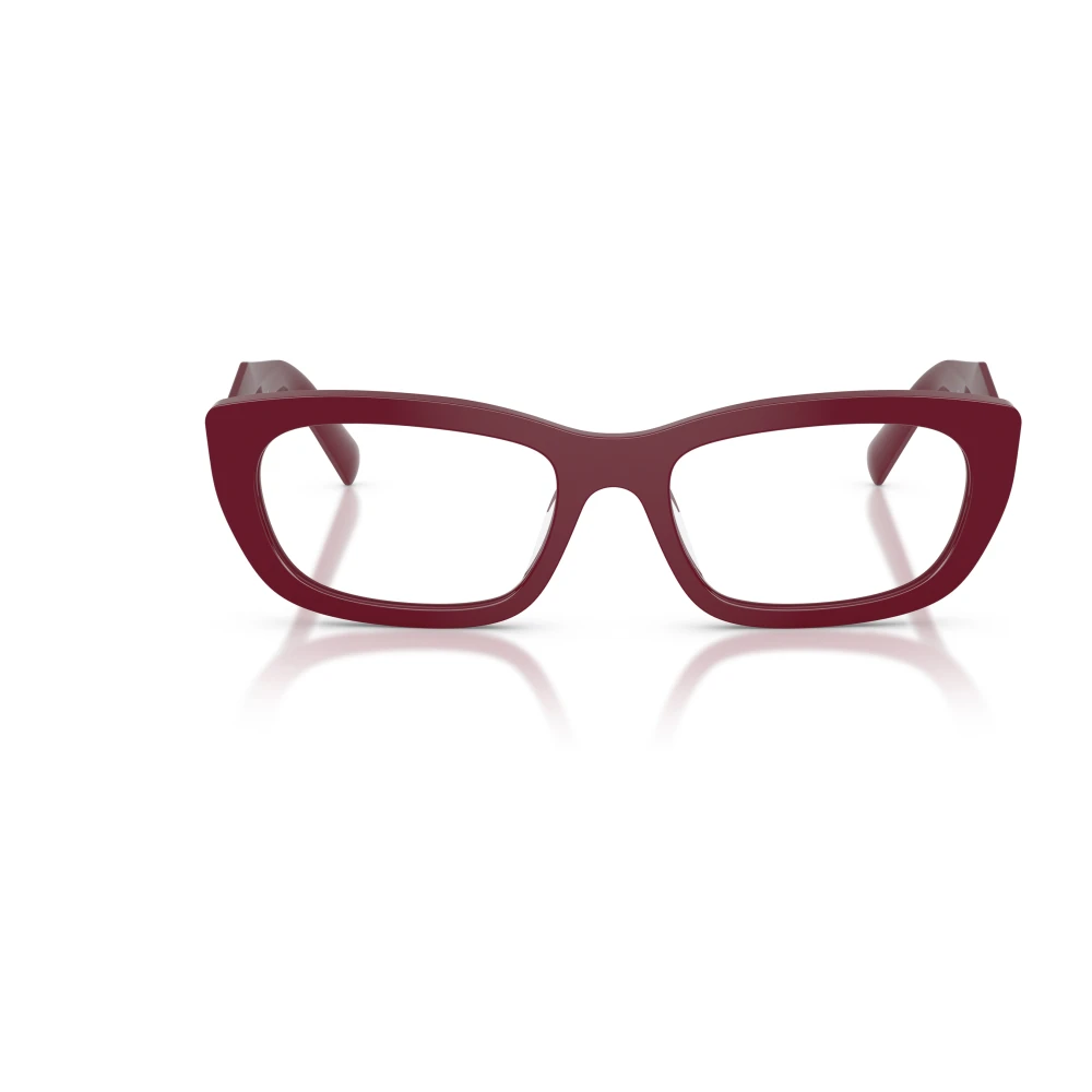 Prada Unisex Red Glasses, 52 Mm, 0Pr D09v