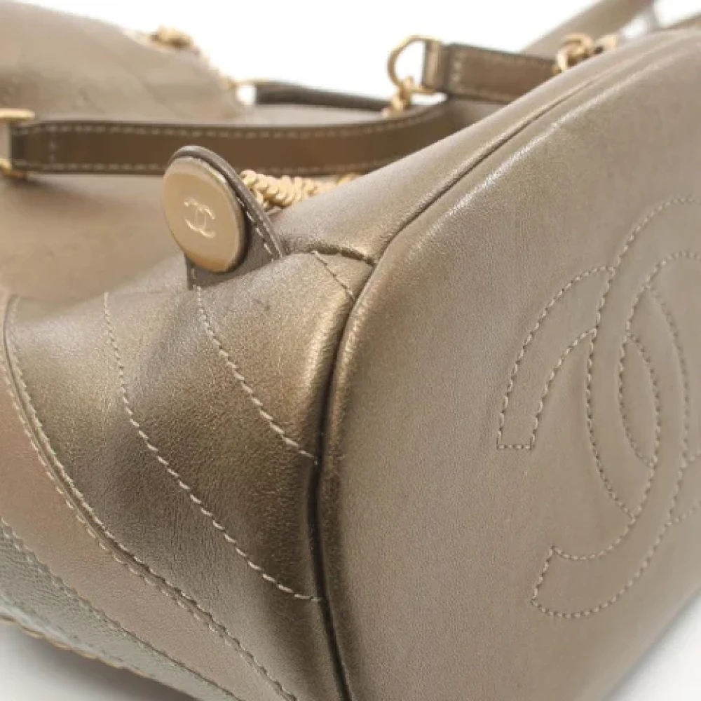 Chanel Vintage Pre-owned Leather chanel-bags Brown Dames