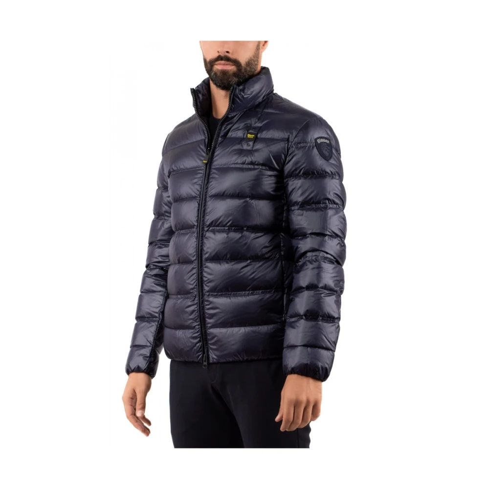 Blauer Herenjas Blauwe Stijl Blue Heren