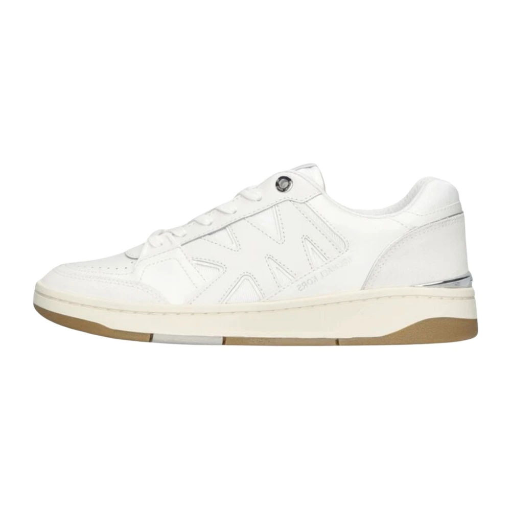 Michael Kors Rebel Lace Up Lage Sneakers Dames Schoenen Wit