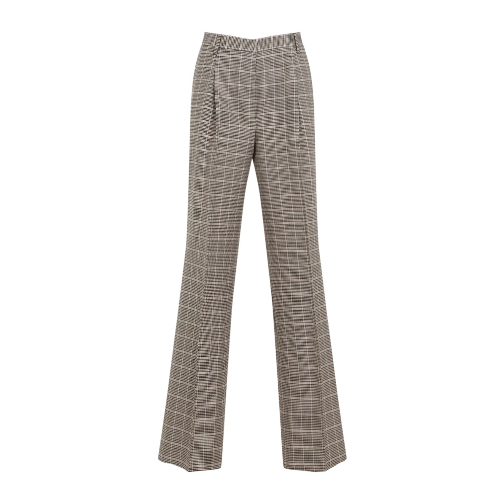 Dries Van Noten Beige Wide Trousers, Female, M, Wide Trousers