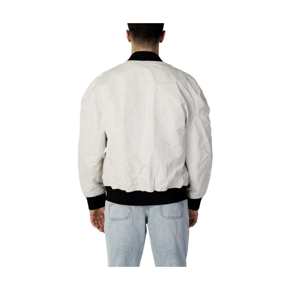 Armani Exchange Heren Lente Zomer Polyester Jas Beige Heren