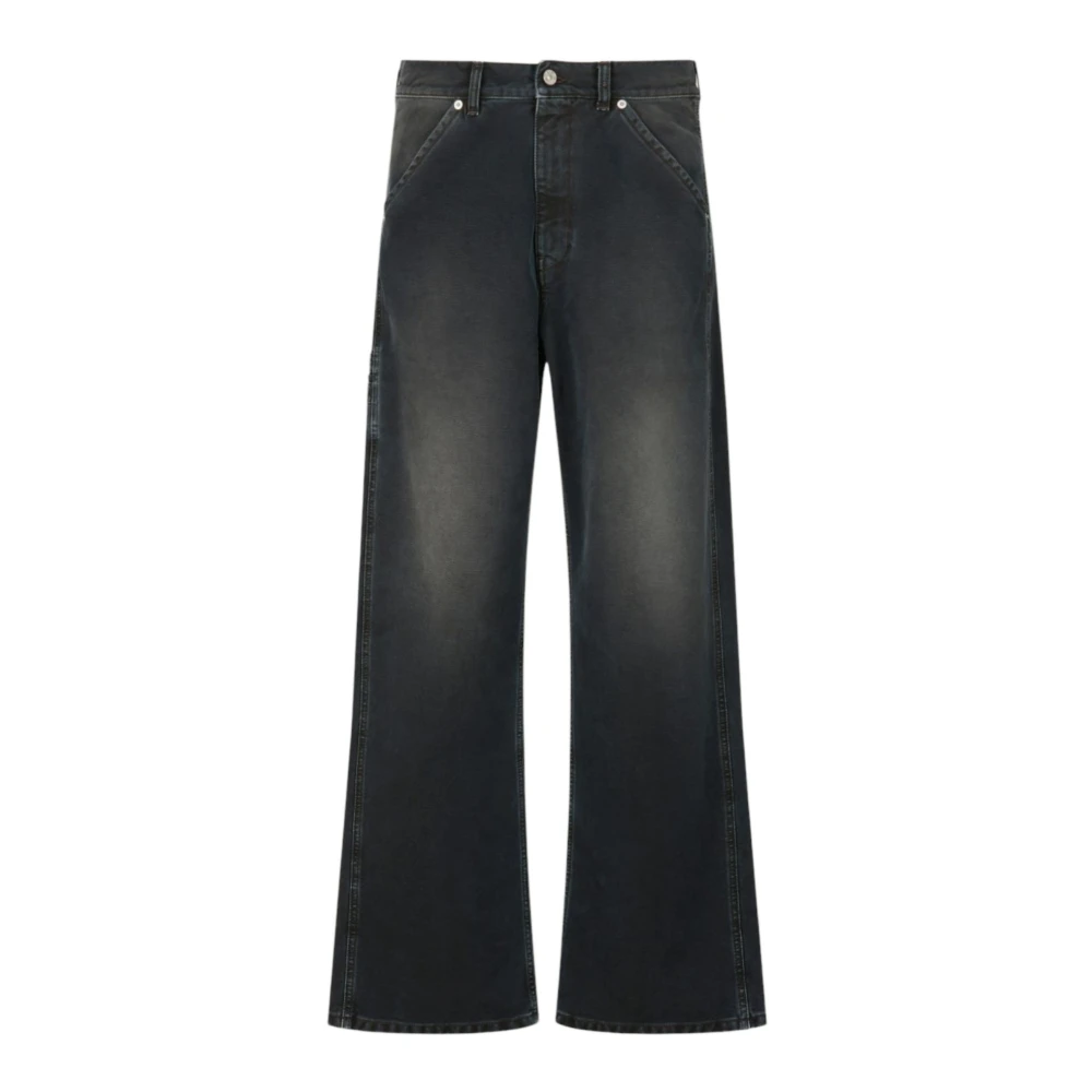 Marni Mannelijk Zwart Jeans Heren, S, Wide Jeans