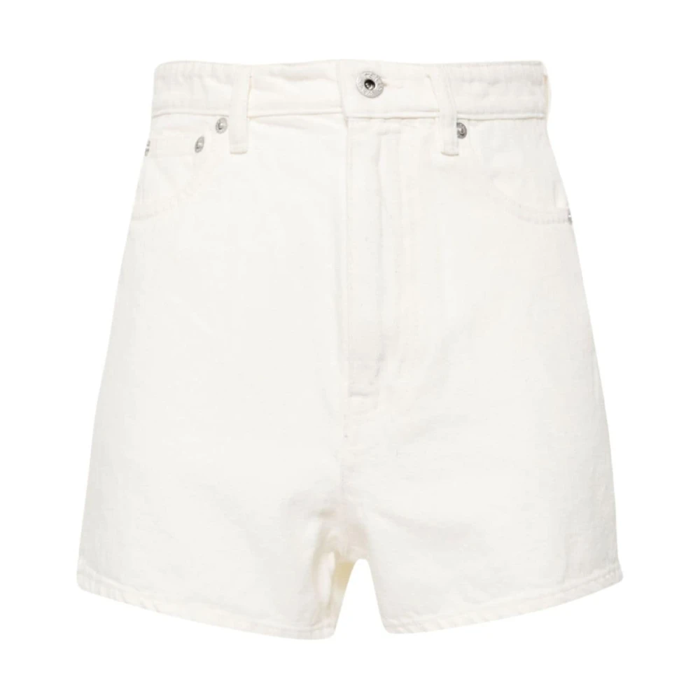 Kenzo Denim Shorts White Dames