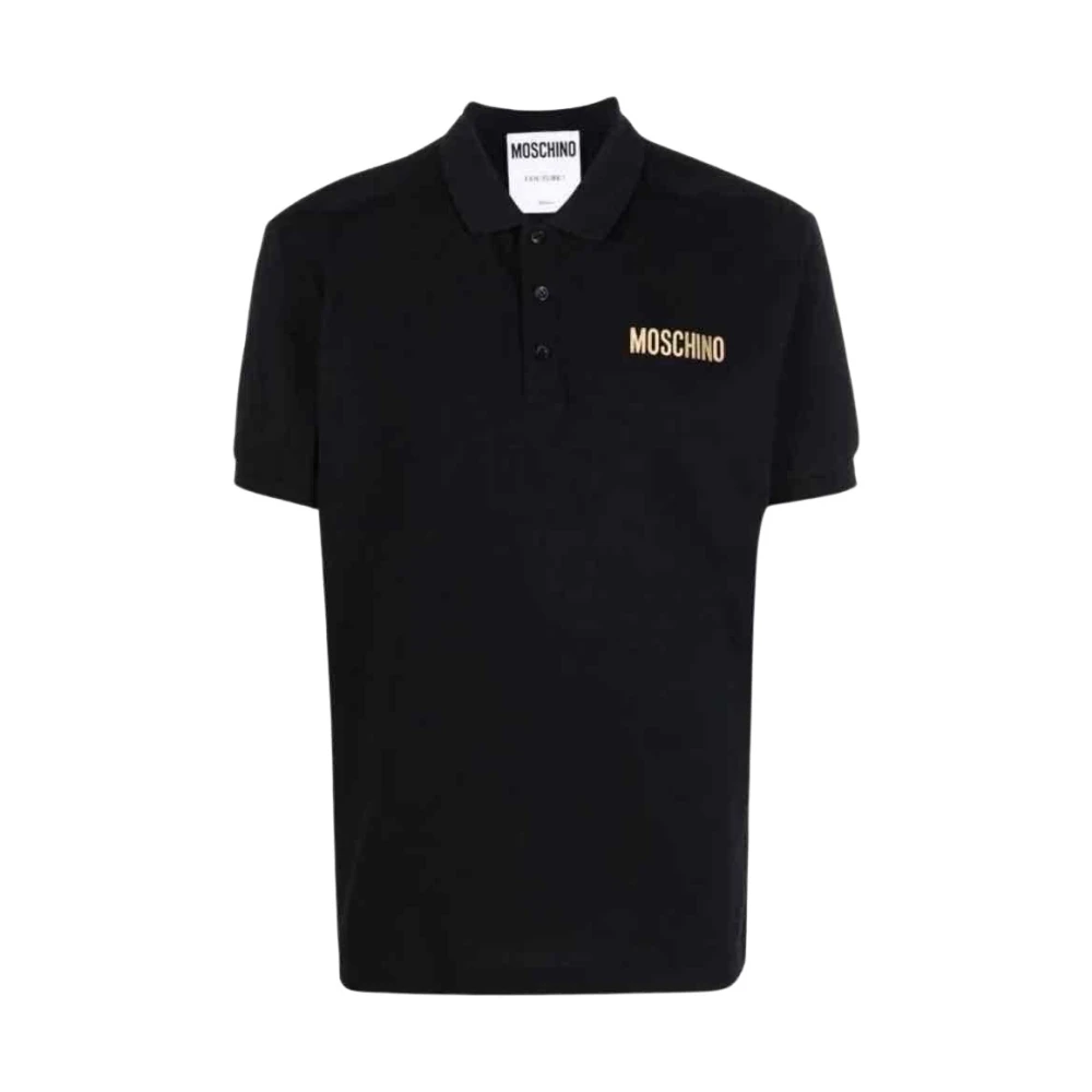 Moschino Polo Shirts Black Heren