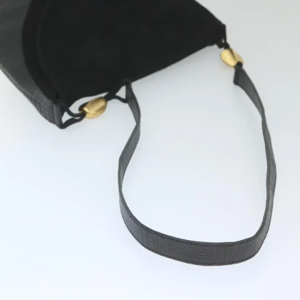 Bally Pre-owned Suede shoulder-bags Black Dames