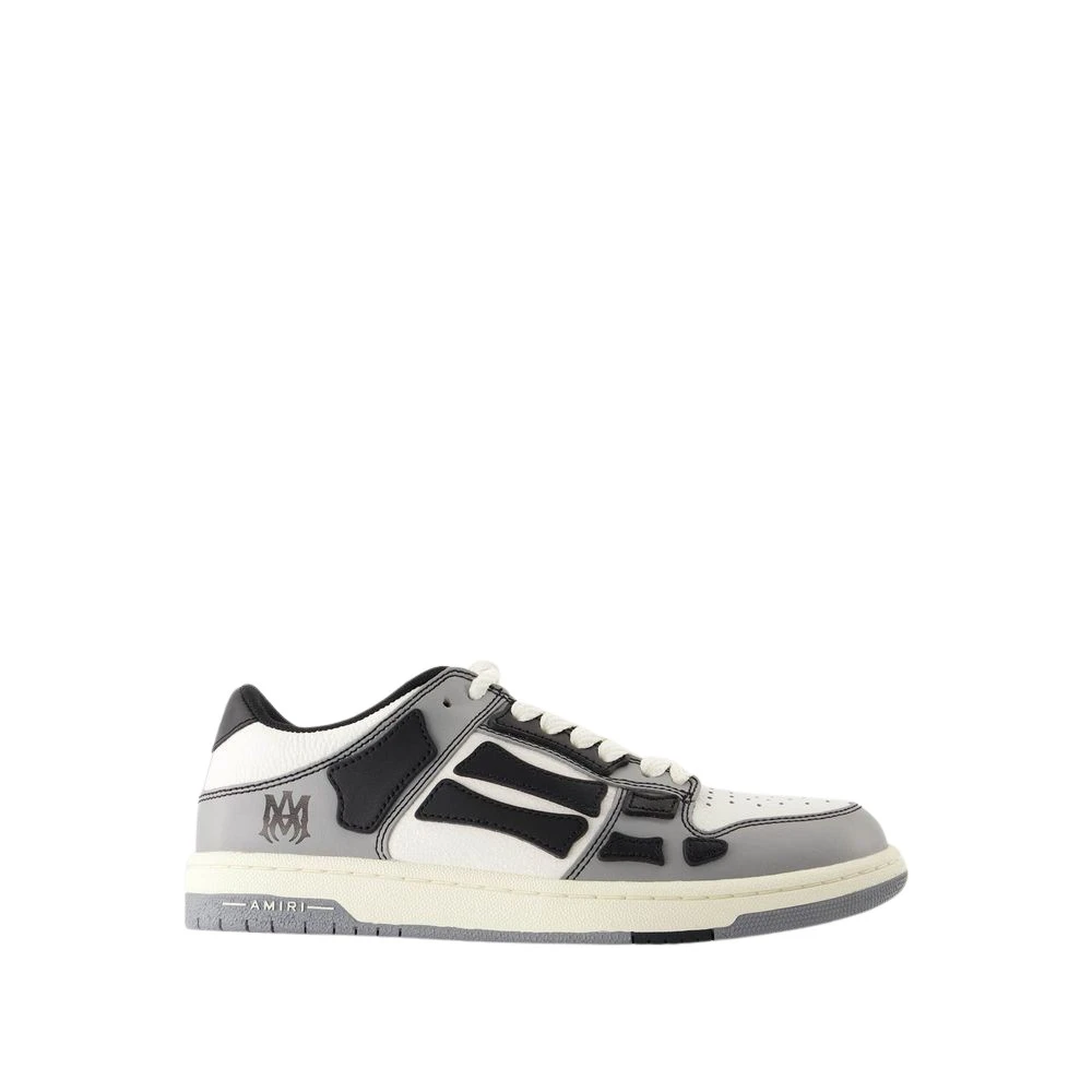 Amiri Men's Multicolor Sneakers, 7 Uk, Black Leather Low Top Trainers