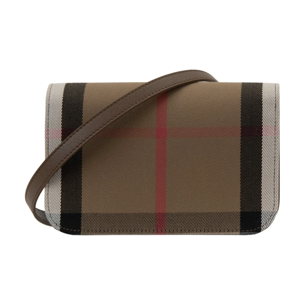 Burberry Leren Schoudertas Magnetische Knoop Multicolor Dames